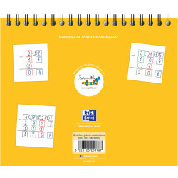 BLOC 60 GABARITS DE SOUSTRACTION 15X12,5CM
